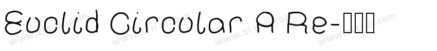 Euclid Circular A Re字体转换